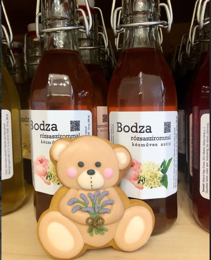 Bodza szörp mézeskaláccsal