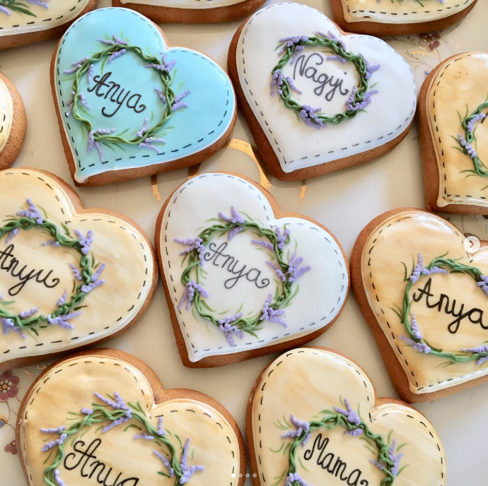 Esküvői köszönetajándék szívek